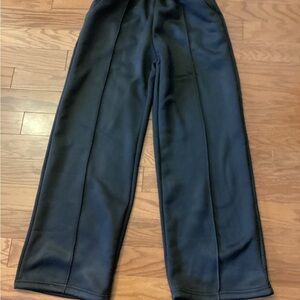 Black Wide-Leg Pants